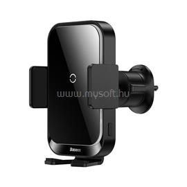 BASEUS Halo Electric szellőzőrácsra rögzíthető vezeték nélküli autós telefon gyorstöltő és tartó SUDD000001 small