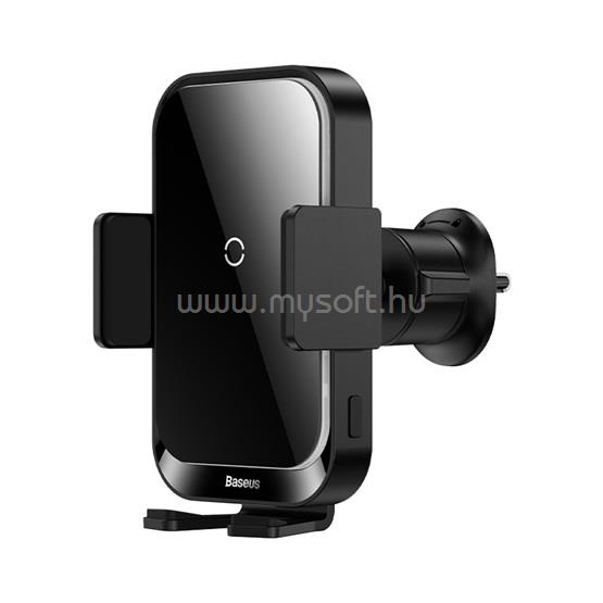 BASEUS Halo Electric szellőzőrácsra rögzíthető vezeték nélküli autós telefon gyorstöltő és tartó
