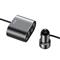 BASEUS szivargyújtó adapter elosztó, 60cm, FEKETE CRDYQ-01 small