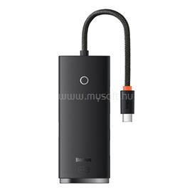 BASEUS HUB Lite 4-Port USB Type-C HUB dokkoló állomás, 25 cm (fekete) WKQX030301 small