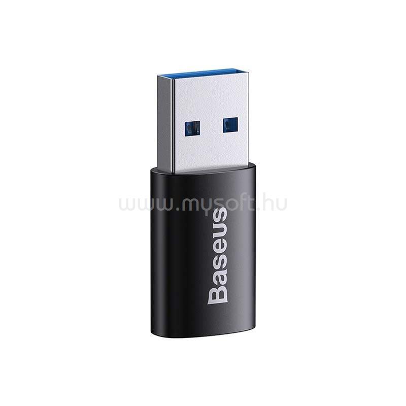 BASEUS Ingenuity USB-A  USB-C OTG adapter (fekete)