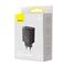 BASEUS COMPACT hálózati töltő 2 USB+Type-C aljzat 20W, PD gyorstöltő 3.0, FEKETE CCXJ-E01 small