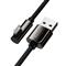 BASEUS Legend Series Lightning derékszög USB-kábel 2,4 A 2m (fekete) CALCS-A01 small
