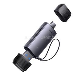 BASEUS LITE kártyaolvasó Type-C/USB - SD/ MicroSD SÖTÉTSZÜRKE WKQX060113 small