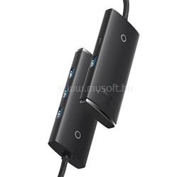 BASEUS LITE USB HUB 4in1 aktív, 100cm, FEKETE WKQX030401 small