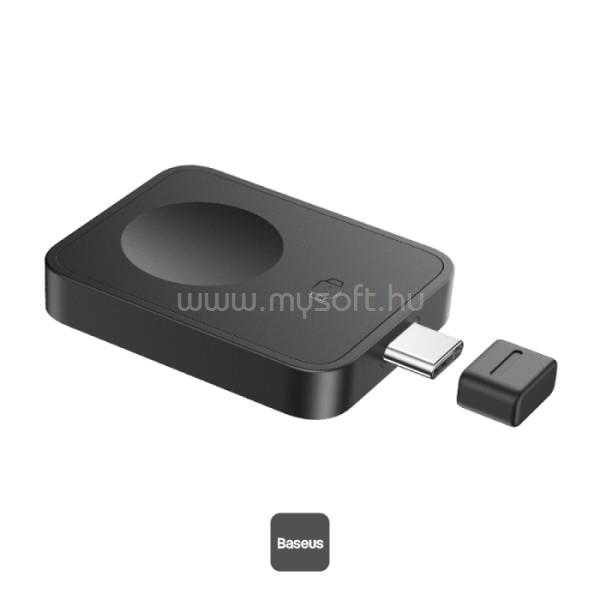 BASEUS MagPro Magnetic vezeték nélküli Apple Watch töltő 2,5W (fekete)