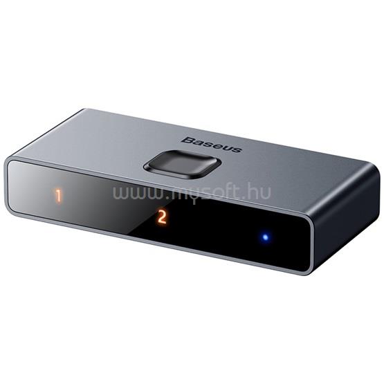 BASEUS Matrix 2-in-1 kétirányú HDMI elosztó (szürke)