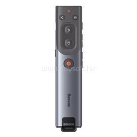 BASEUS Orange Dot AI vezeték nélküli akkumulátoros prezenter és lézer mutató (szürke) WKCD020013 small