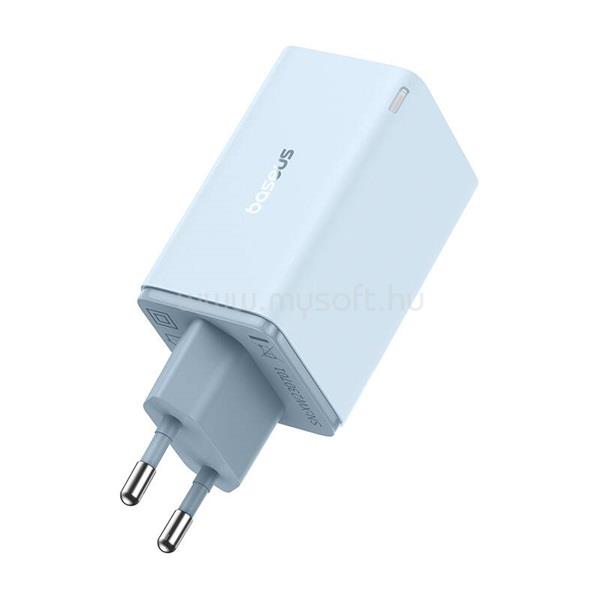 BASEUS P10162701313-00 GAN6 Pro 65W hálózati gyorstöltő adapter (kék)
