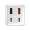 BASEUS P10162705212-00 GaN6 Pro 100W EU gyorstöltő adapter 1m USB Type-C - Type-C kábellel (fehér) P10162705212-00 small