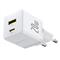 BASEUS BASEUS PALM hálózati töltő USB+Type-C aljzat 20W, PD gyorstöltő 3.0, FEHÉR P10111608213-00 small