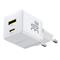 BASEUS BASEUS PALM hálózati töltő USB+Type-C aljzat 30W, PD gyorstöltő 3.0, FEHÉR P1011160A213-00 small