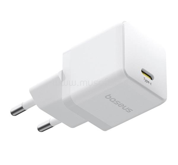 BASEUS BASEUS PALM hálózati töltő Type-C aljzat 20W, PD gyorstöltő 3.0, FEHÉR
