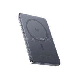 BASEUS PicoGo AM41 Qi2 Magnetic vezeték nélküli gyorstöltő powerbank 10000 mAh, 27W, szürke + USB Type-C, 30cm kábel E0027200 small