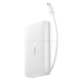 BASEUS PicoGo Qi2 Magnetic vezeték nélküli gyorstöltő powerbank 10000 mAh, 27W (fehér) P10076805213-00 small
