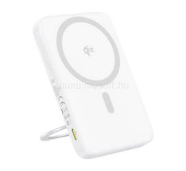 BASEUS PICOGO QI2 vésztöltő Type-C aljzat 5000mAh, kitámasztó, FEHÉR P10076800213-01 small