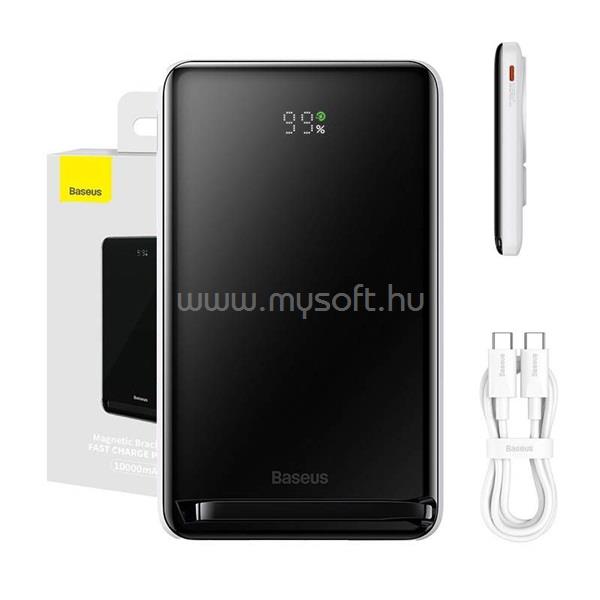 BASEUS PPCX000202 Magnetic 10000mAh powerbank (fehér)