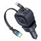 BASEUS PrimeTrip VR2 Max autós gyorstöltő 100W, 3×USB Type-C + 1×USB Type-A, 2×automata behúzós kábel, fekete C0206601 small