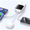 BASEUS Qpow Pro+ gyorstöltő powerbank 10000 mAh, 22.5W, beépített USB Type-C kábel (fehér) P10067101213-00 small