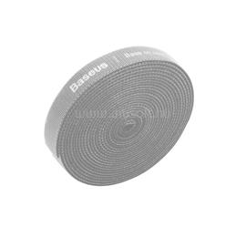 BASEUS RAINBOW CIRCLE tépőzáras kábelrendező (tekercs, méretre vágható, 300cm) VILÁGOSSZÜRKE ACMGT-F0G small