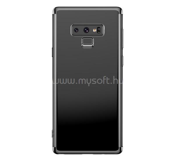 BASEUS Samsung Note 9 SHINING szilikon telefonvédő átlátszó hátlap FEKETE