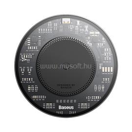 BASEUS BASEUS SIMPLE 2 asztali töltő 15W, mágneses + Type-C tápkábel, FEKETE CCJJ050001 small