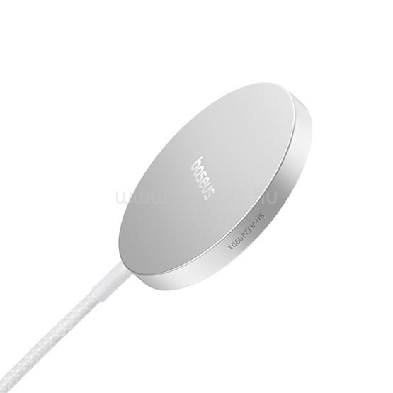BASEUS BASEUS SIMPLE MINI4 asztali töltő 15W, Qi2, EZÜST