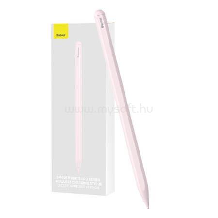BASEUS IPAD Air 13 (2026) / Air 11 (2026) SMOOTH WRITING 2 érintő ceruza aktív, Apple Pencil kompatibilis, RÓZSASZÍN