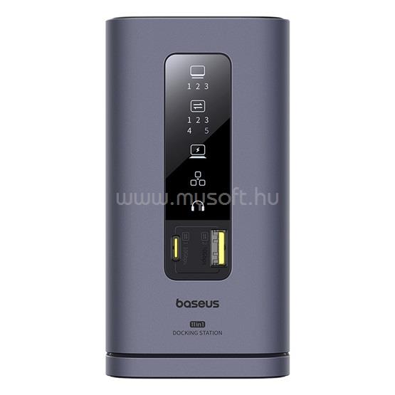 BASEUS Spacemate 11-in-1 HUB és töltőállomás (szürke)