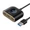 BASEUS Square Round 4-in-1 USB HUB dokkoló állomás, 1 m (fekete) CAHUB-AY01 small