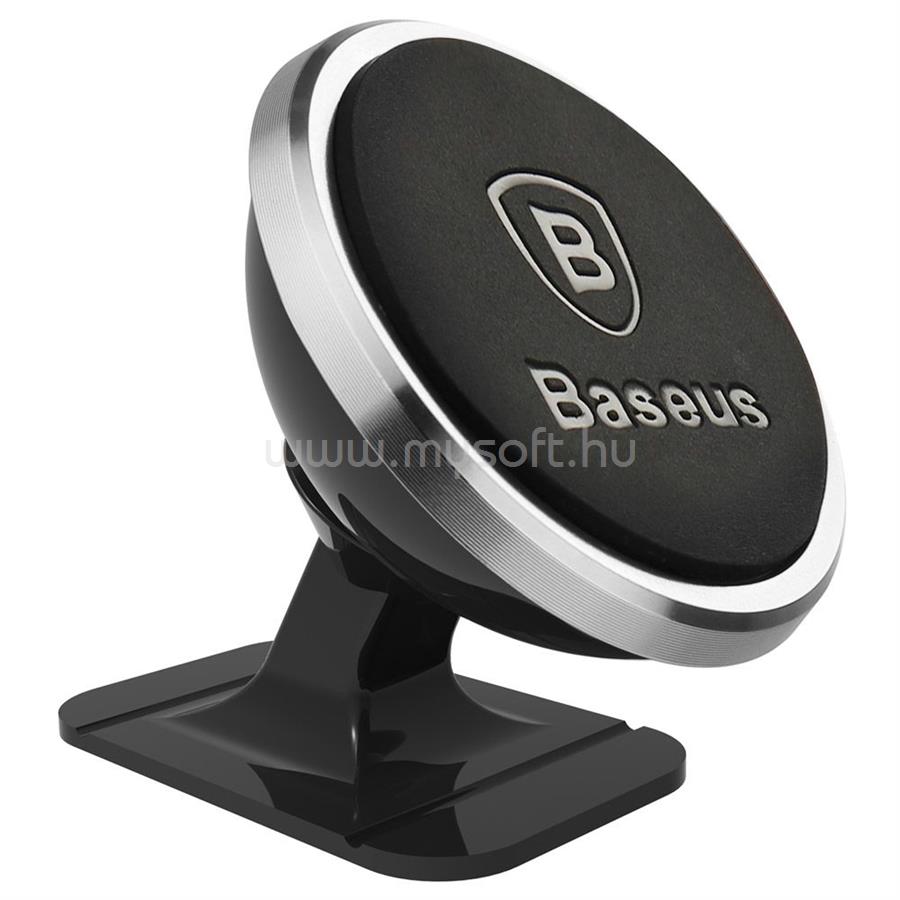 BASEUS SUCX140012 360-ban állítható mágneses telefontartó (ezüst)
