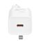 BASEUS Super Si hálózati gyorstöltő 25W, USB Type-C, fehér + 3A USB Type-C, 1m kábel TZCCSUP-L02 small