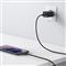 BASEUS Super Si hálózati gyorstöltő 25W, USB Type-C, fekete + 3A USB Type-C, 1m kábel TZCCSUP-L01 small