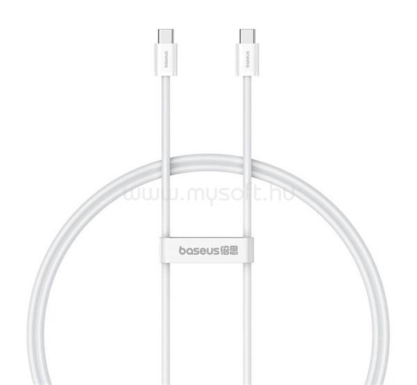 BASEUS BASEUS SUPERIOR 2 adatkábel Type-C - Type-C, 100cm, FEHÉR