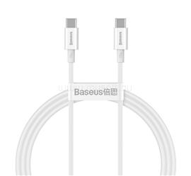 BASEUS BASEUS SUPERIOR adatkábel Type-C - Type-C, 100cm, FEHÉR CATYS-B02 small