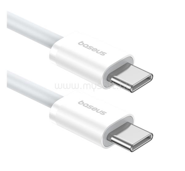 BASEUS SUPERIOR adatkábel Type-C - Type-C, 200cm, FEHÉR