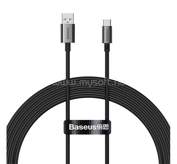 BASEUS BASEUS SUPERIOR adatkábel USB - Type-C, 200cm, FEKETE