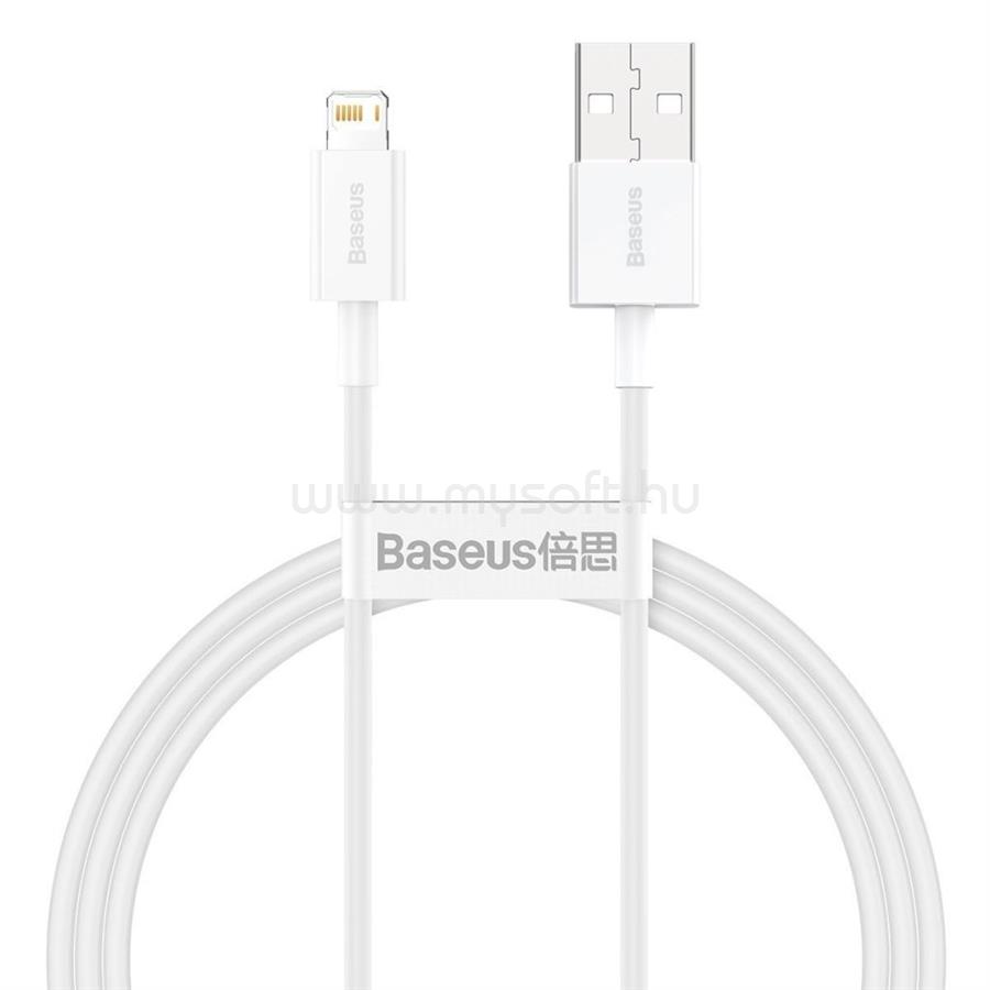 BASEUS Superior USB-A - Lightning kábel 1m (fehér)