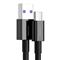 BASEUS Superior USB-A - USB-C kábel 66W 2m (fekete) CATYS-A01 small