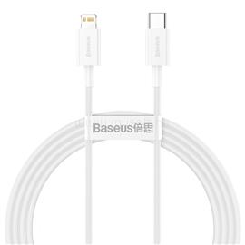BASEUS Superior USB Type-C - iPhone, 20W gyorstöltős adatkábel, 1.5m, fehér CATLYS-B02 small