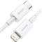 BASEUS Superior USB Type-C - iPhone, 20W gyorstöltős adatkábel, 1.5m, fehér CATLYS-B02 small