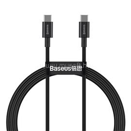BASEUS Superior USB Type-C, 100W gyorstöltő adatkábel, 1m, fekete CATYS-B01 small