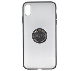 BASEUS iPhone XS Max 6.5 BASEUS szilikon telefonvédő asztali tartó, mágneses, FEKETE WIAPIPH65-YD01 small