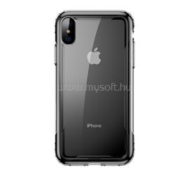 BASEUS iPhone XS Max 6.5 szilikon telefonvédő ütésállóság, légpárnás keret, FEKETE WIAPIPH65-YJ01 small