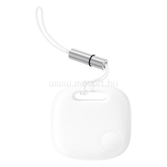 BASEUS T2PRO bluetooth nyomkövető kulcstartóra, CR2032 elem, FEHÉR