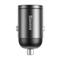 BASEUS TINY STAR autós töltő USB aljzat 20W, extra mini, SZÜRKE VCHX-A0G small