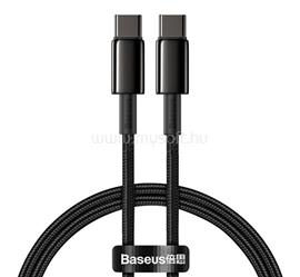 BASEUS BASEUS TUNGSTEN GOLD adatkábel Type-C - Type-C, 200cm, FEKETE CATWJ-A01 small