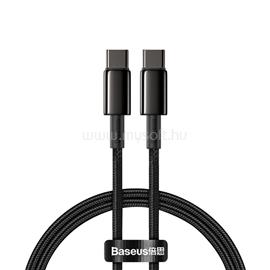 BASEUS TUNGSTEN GOLD adatkábel Type-C - Type-C, 100cm, FEKETE CATWJ-01 small