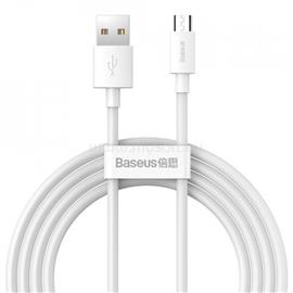 BASEUS WISDOM adatkábel 2db USB - microUSB, 150cm, FEHÉR TZCAMZJ-02 small