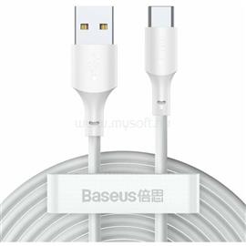 BASEUS adatkábel 2db USB - Type-C, 150cm, FEHÉR TZCATZJ-02 small